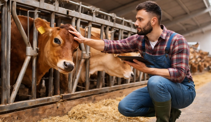 Mehr Milch bei gleichen Futterkosten. Durch gesündere Kühe.